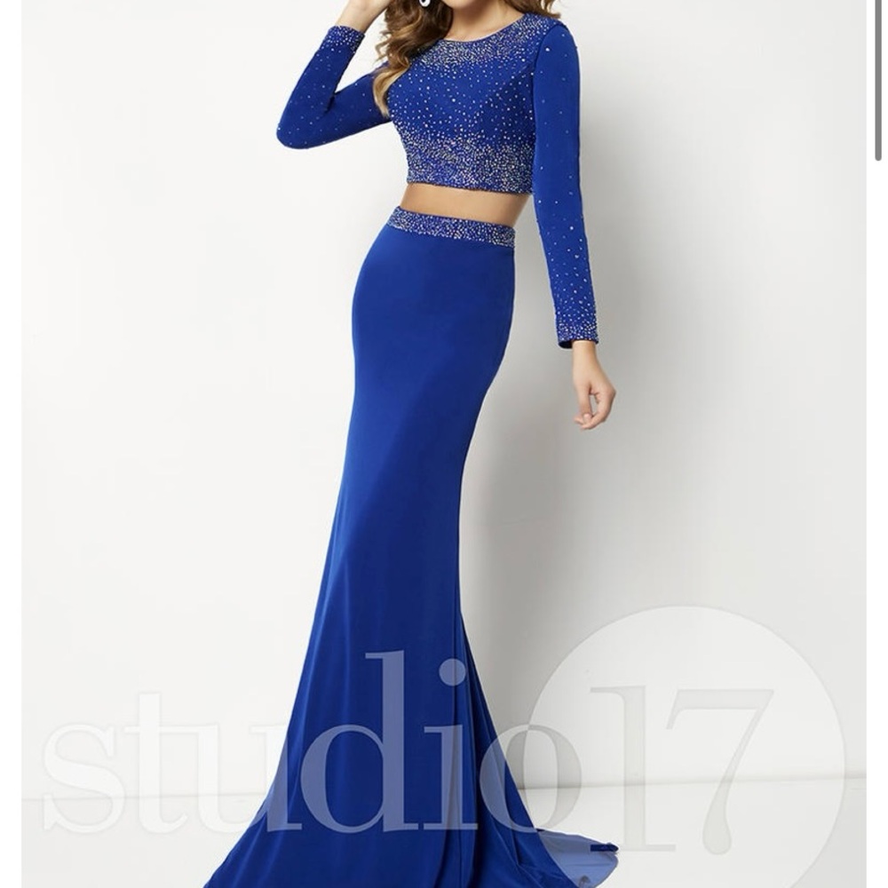 Studio 17 Women's Blue Evening Gown